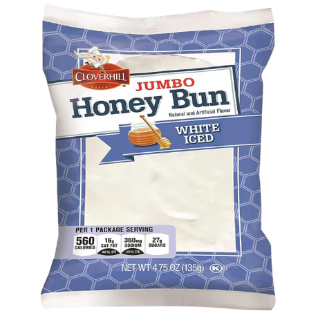 Cloverhill Bakery Honey Bun White Iced (113g)