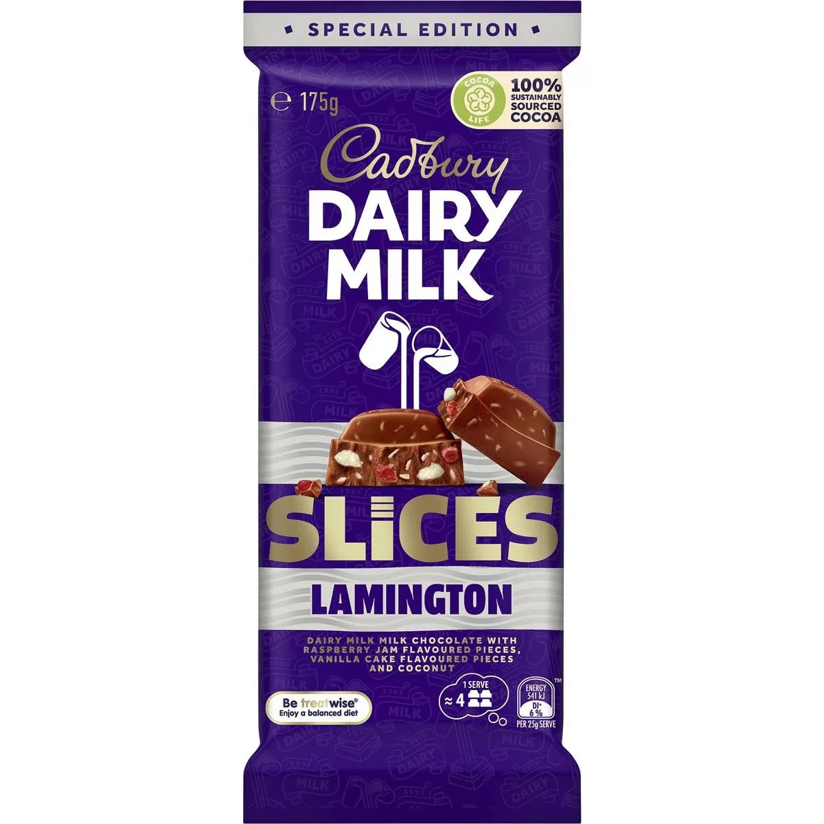 Cadbury Slices Lamington (175g)