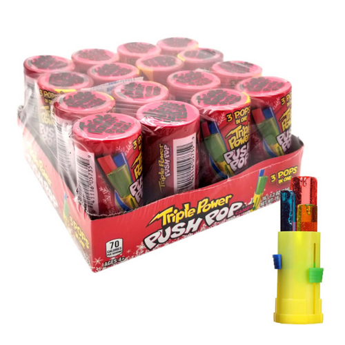 Topps Christmas Triple Power Push Pop (14g)