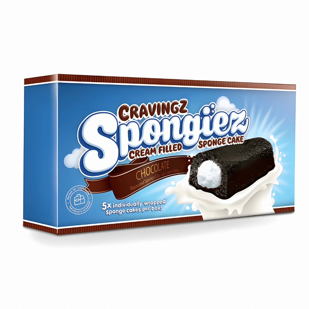 Cravingz Spongiez Chocolate Flavour 5 Pack (200g)