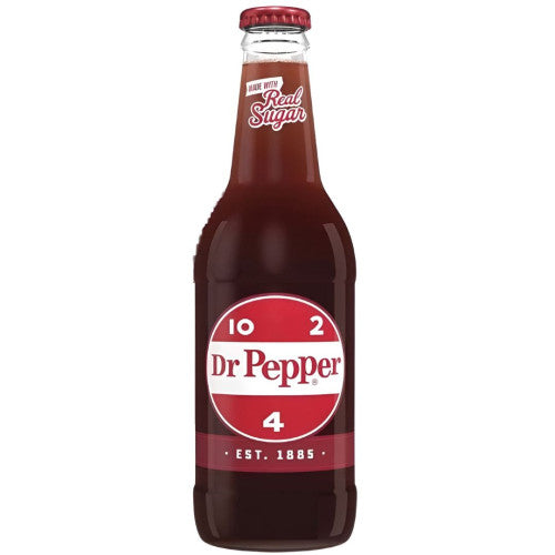 Dr Pepper Made With Real Sugar (355ml)