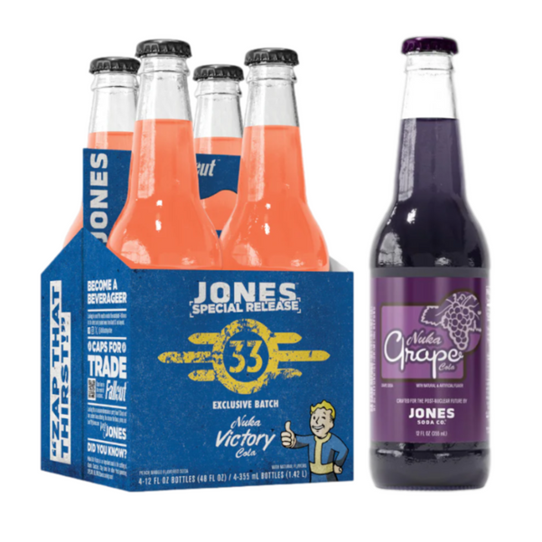ヌカグレープ 1本 Nuka Grape Soda JONES SODA FRESH 12oz Jones Nuka