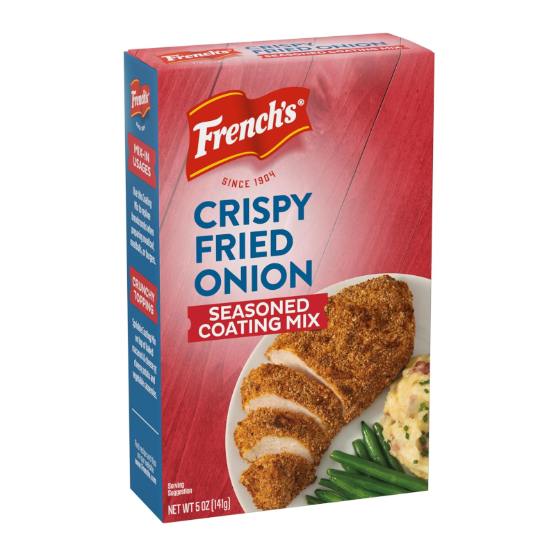 French's Crispy Fried Onion Seasoned Coating Mix (141g) product packaging