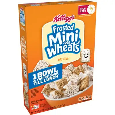 Kellogg’s Frosted Mini Wheats Cereal (510g)