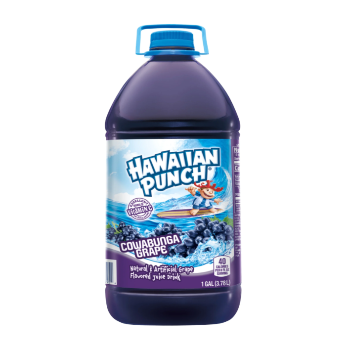 Hawaiian Punch Cowabunga Grape HUGE Bottle (3.78ltr) product packaging