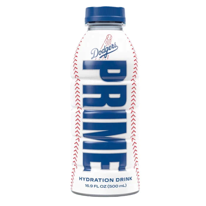 Prime Hydration LA Dodgers LIMITED EDITION (500ml) (12 Pack) (DENTED/DAMAGED BOTTLES)