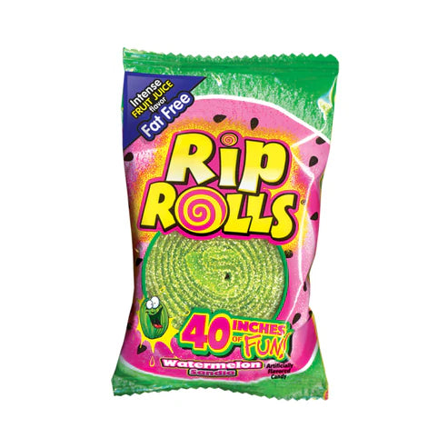 Rip Rolls Watermelon Candy  product packaging