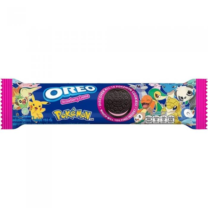 Oreo Pokemon Strawberry Crème (119.6g)