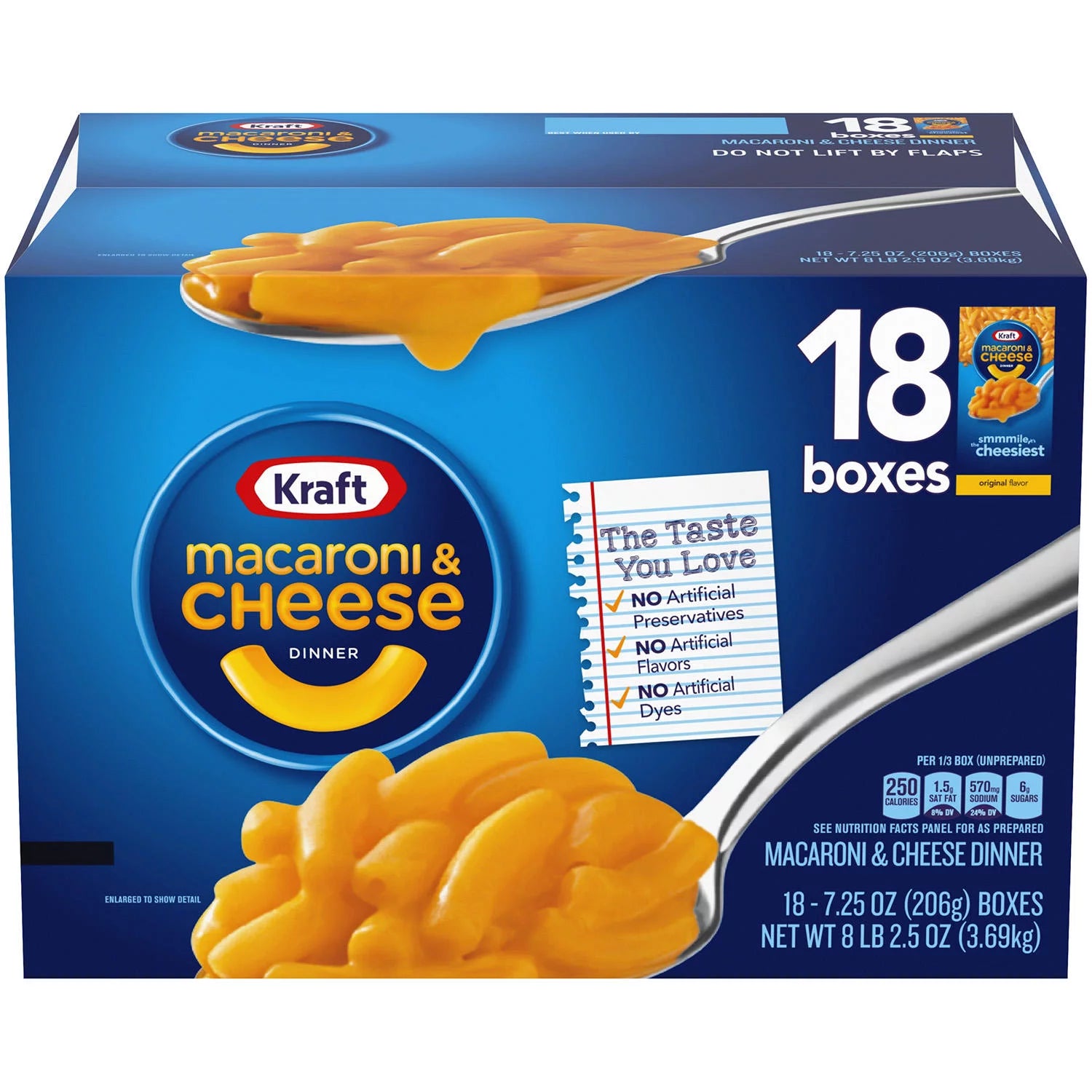 Kraft Macaroni Cheese Original (206g) (18 Pack)