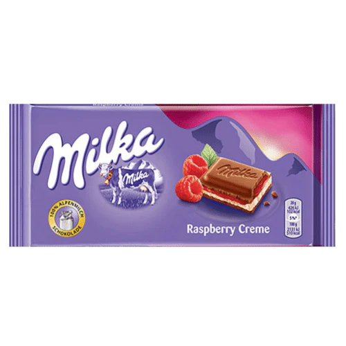 Milka Raspberry Creme (100g)
