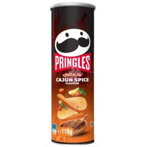 Pringles Smokin' Cajun Spice (Australia) (118g) (Read Description)