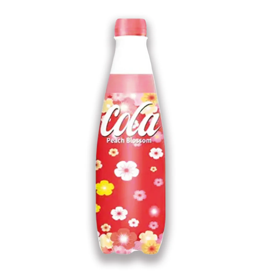   
Front label of Cola with Peach Blossom, volume not visible  

