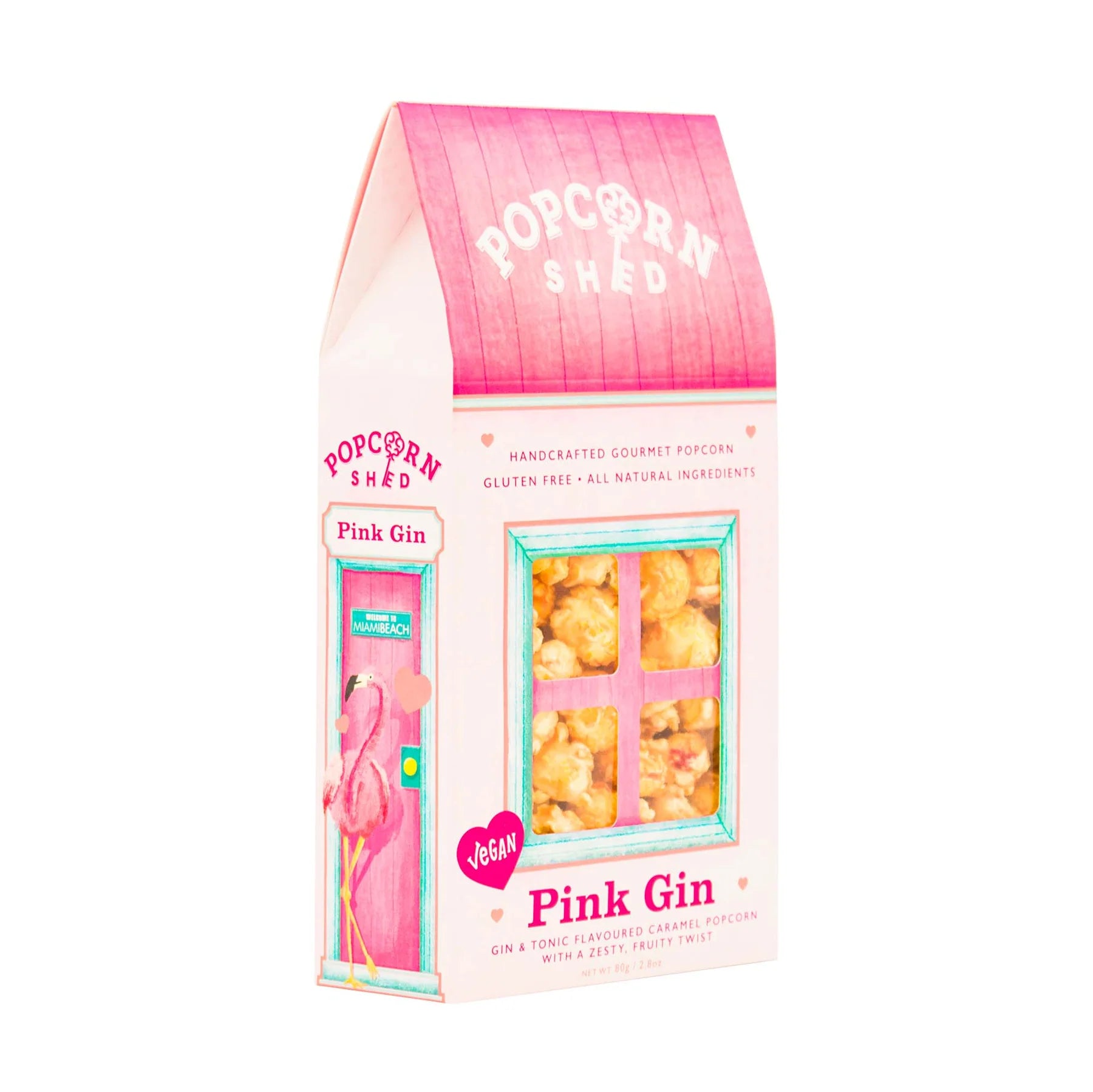 Popcorn Shed Pink Gin & Tonic Gourmet Popcorn (80g)