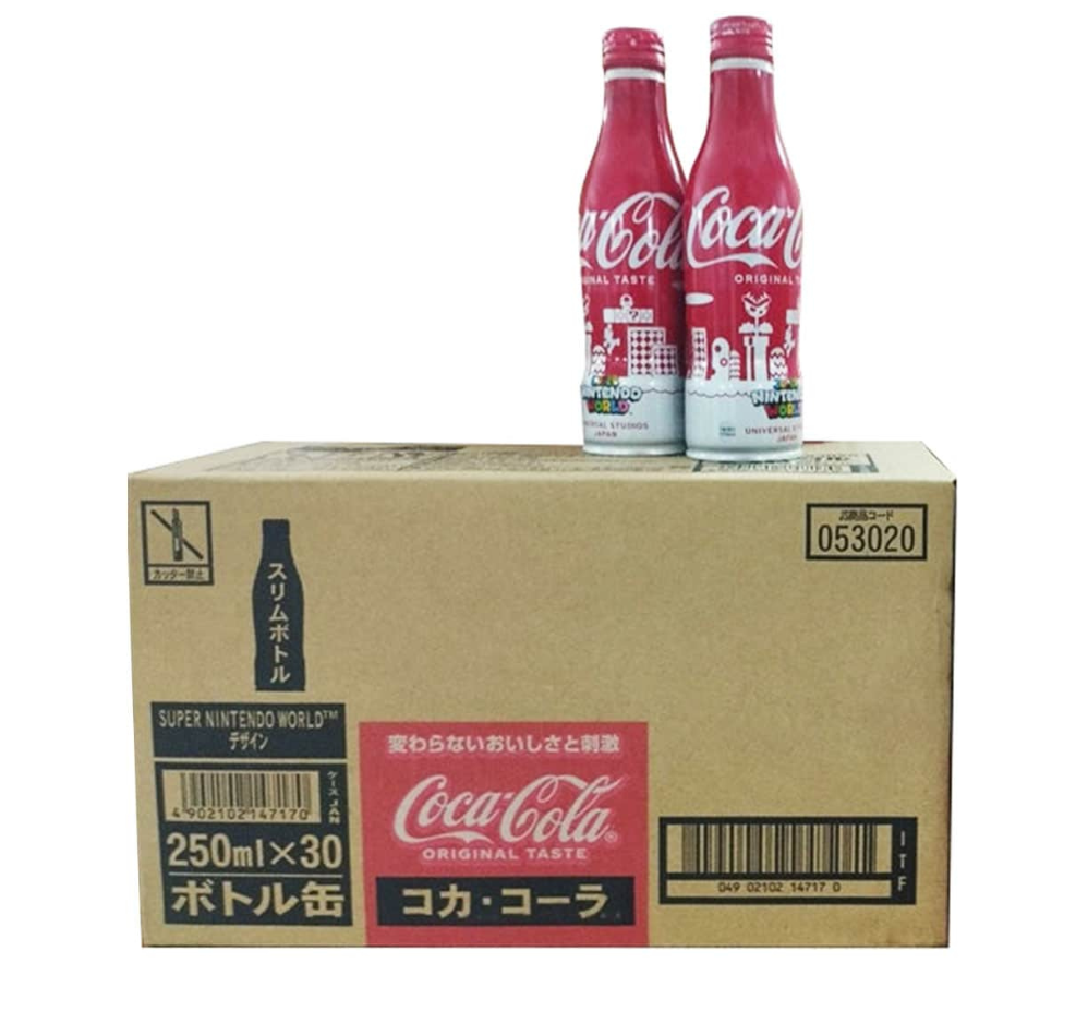 Coca Cola Limited Edition Super Nintendo World (Japan) (30 Pack x 250ml)