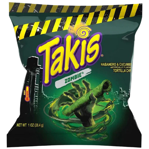 Takis Zombie Limited Edition Rolled Tortilla Corn Chips (28g)