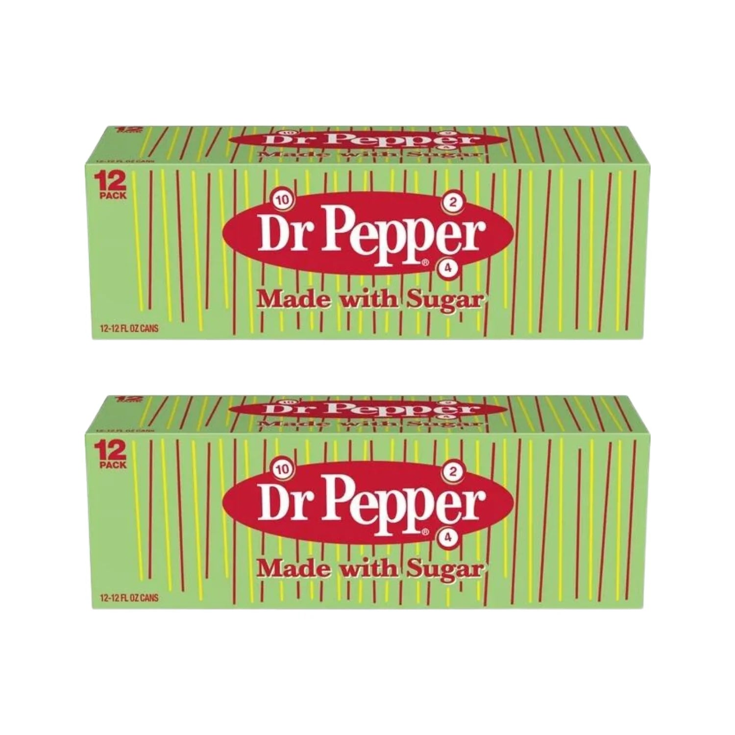 Dr. Pepper Original Formula Made with Real Sugar Case of 24 (355ml x24)