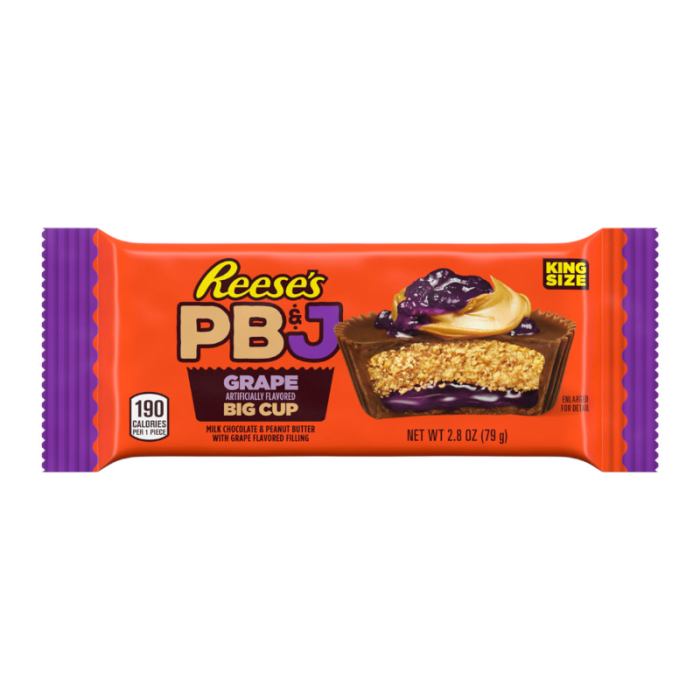 Reese's PB&J Grape Big Cup (79g) product packaging