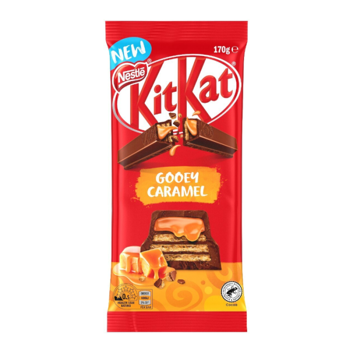 KitKat Gooey Caramel (170g) product packaging