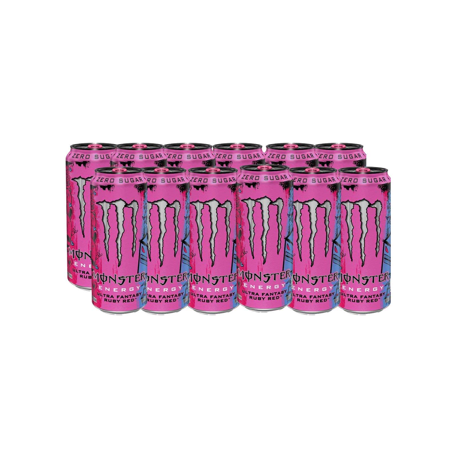 Monster Ultra Fantasy Ruby Red Case of 12 (473ml x12)