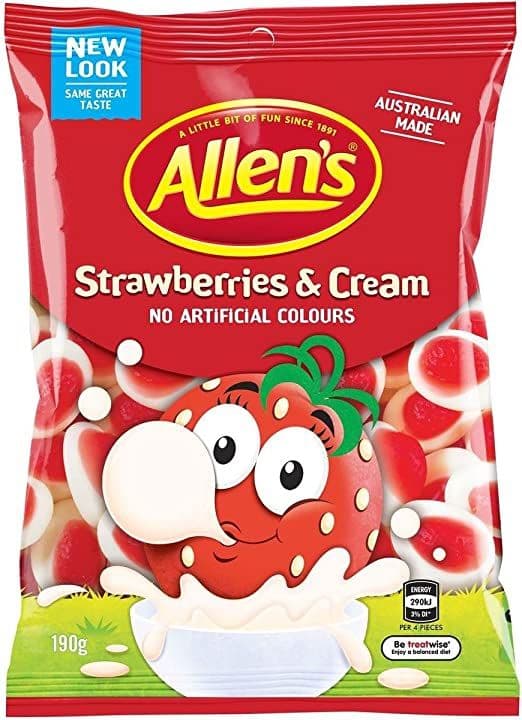 Allen's Strawberries & Cream (190g)