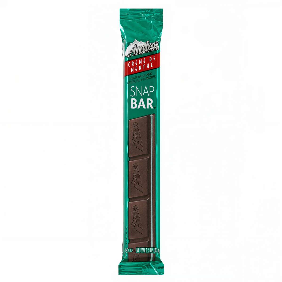 Andes Creme De Menthe Snap Bar 43g