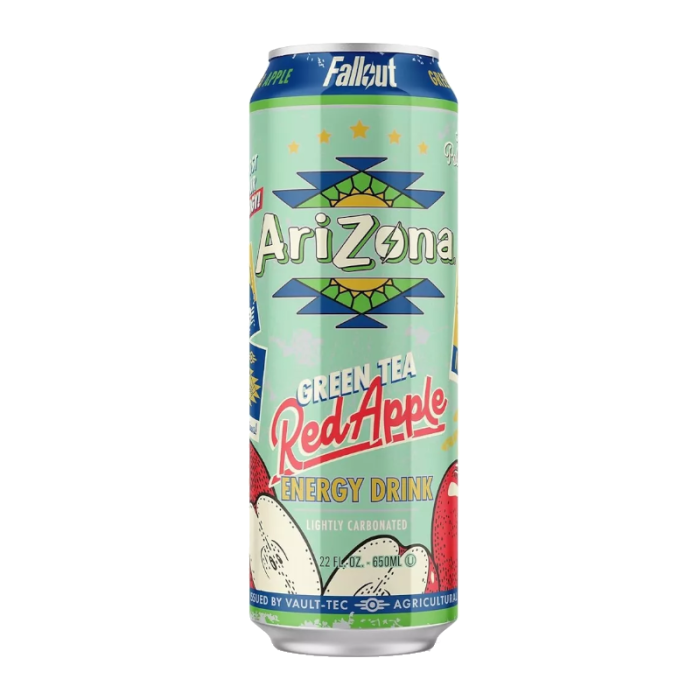 Arizona x Fallout Red Apple Green Tea Energy Drink (650ml)