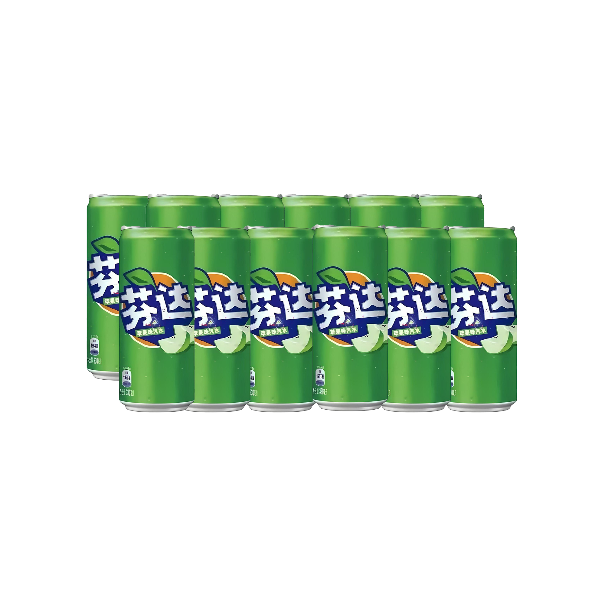 Fanta Apple (China) Case of 12 (330ml x12)