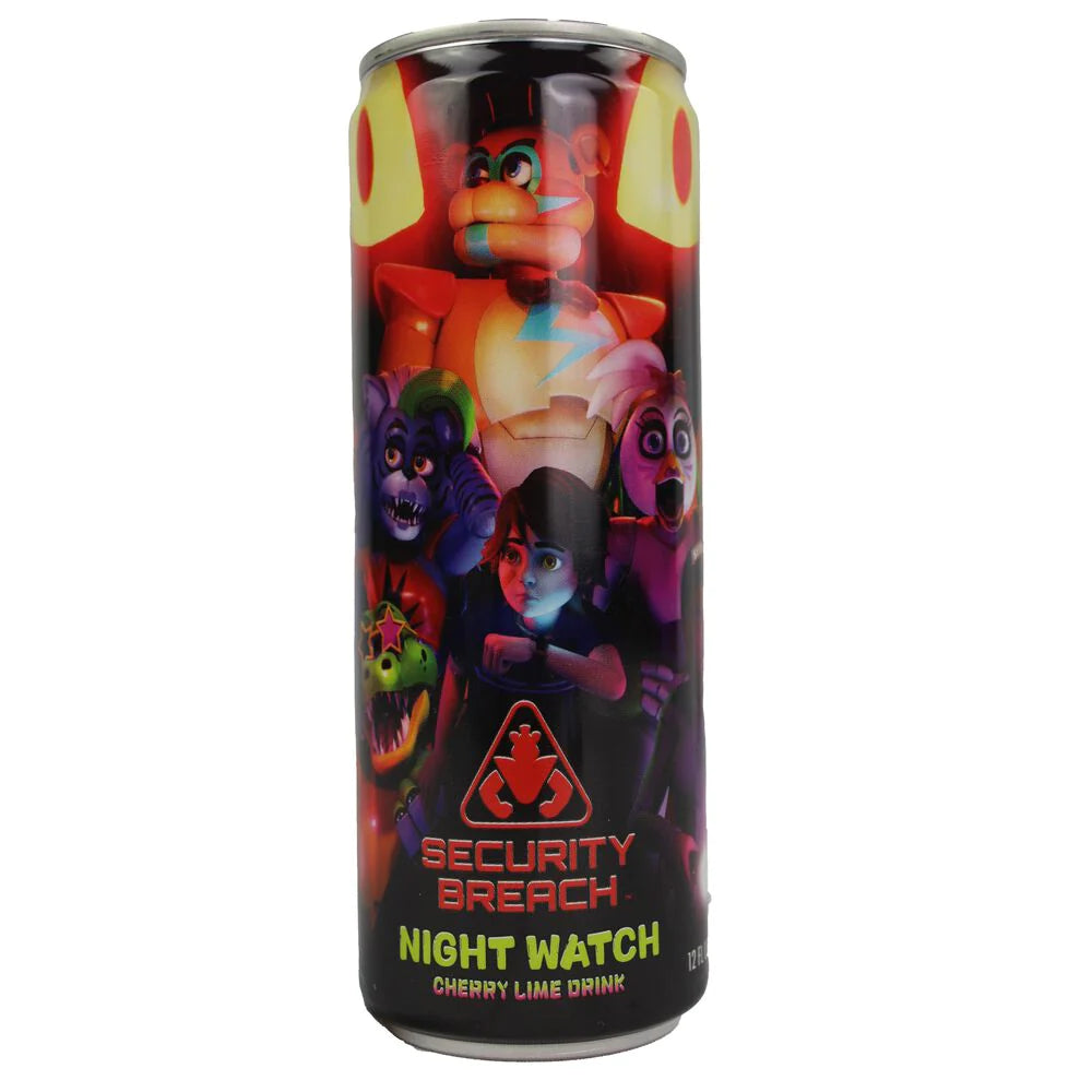 Five Nights At Freddy's Security Breach Cherry Lime Soda (355ml)