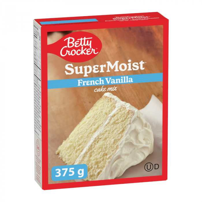 Betty Crocker Super Moist French Vanilla Cake Mix (375g) (Canadian)