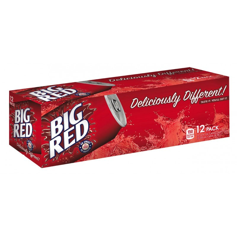 Big Red Soda Case of 12 (355ml x12)