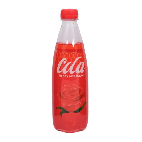   
Front label of Cala beverage with Honey Rose flavour, volume not visible  


