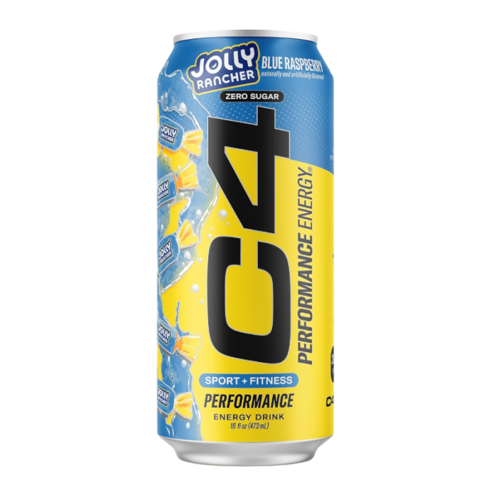 C4 Zero Sugar Energy x Jolly Rancher Blue Raspberry (473ml)