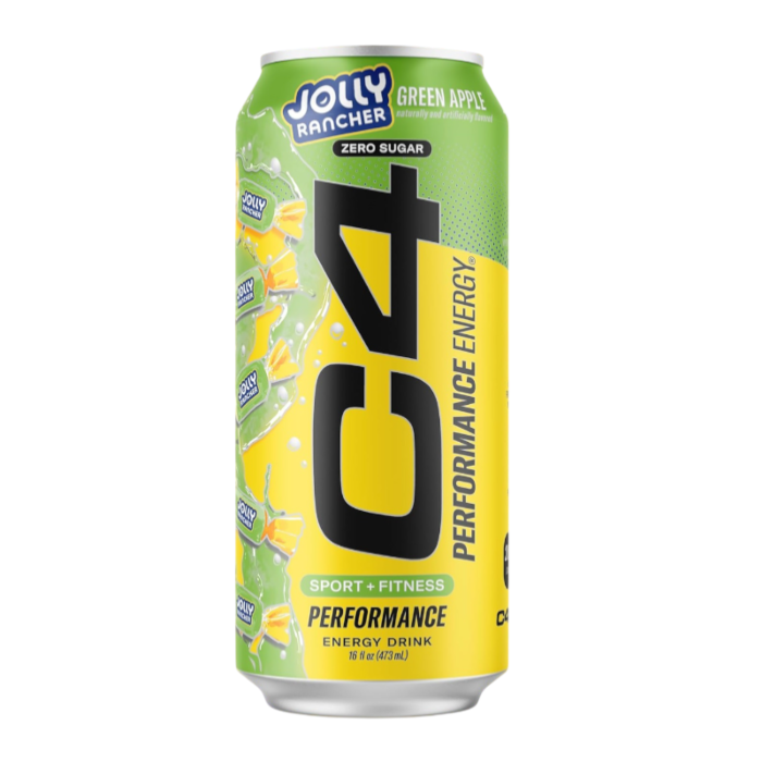 C4 Zero Sugar Energy x Jolly Rancher Green Apple (473ml)