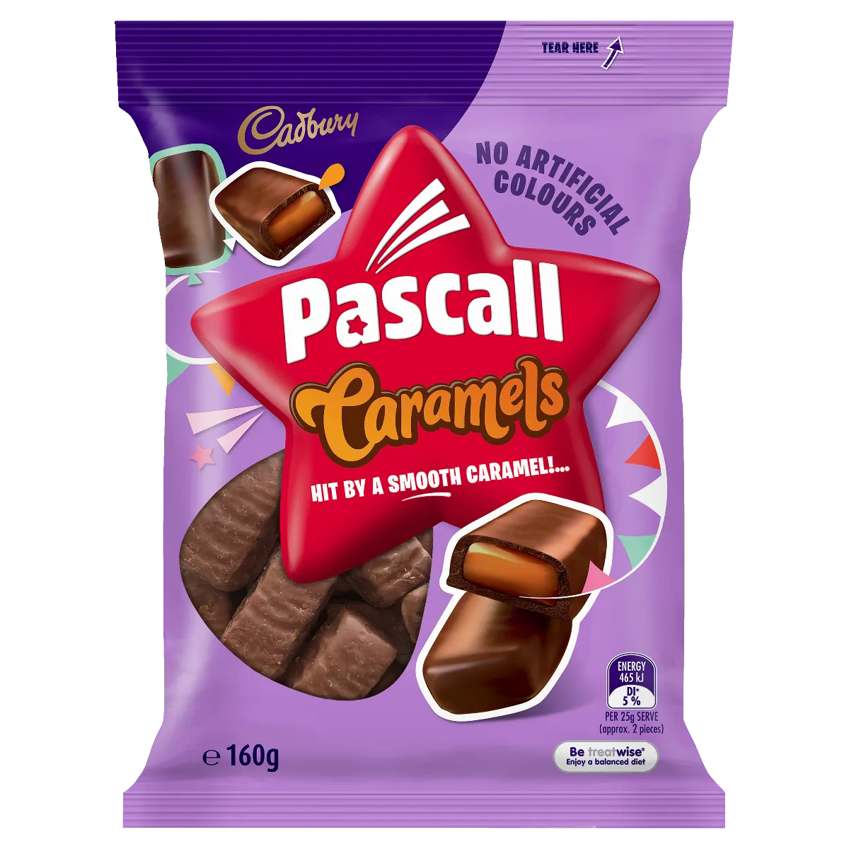 Cadbury Pascall Caramels (160g)