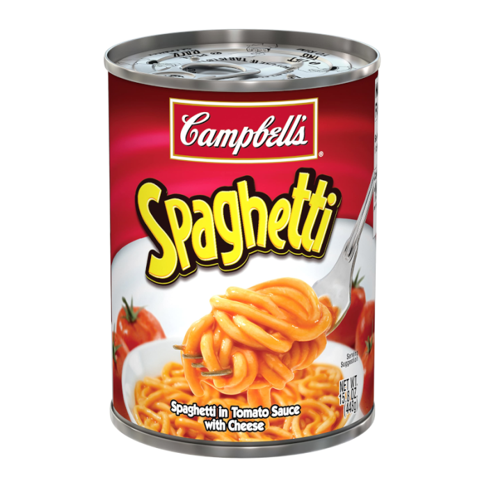 Campbell's Spaghetti in Tomato & Cheese Sauce (448g)