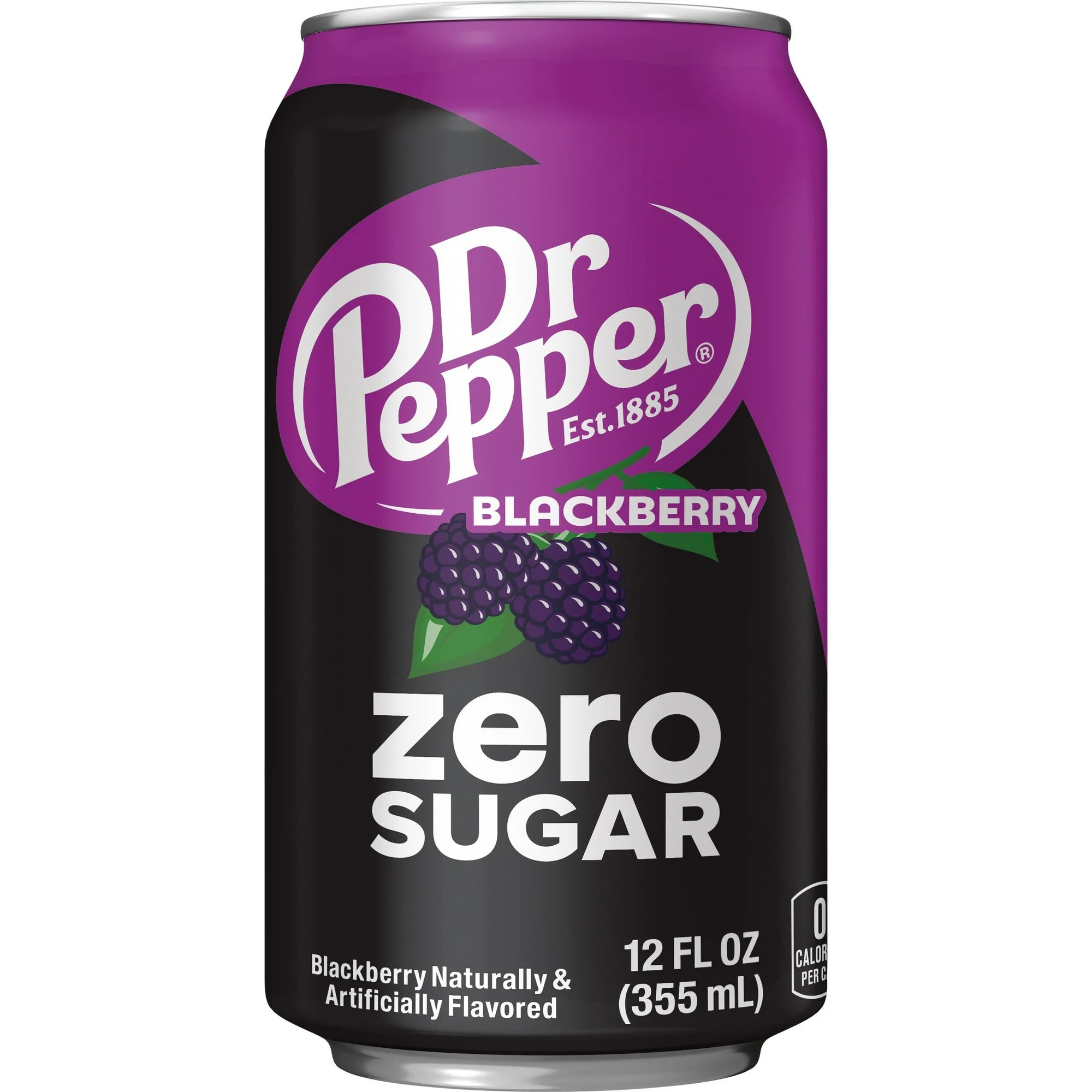 Dr Pepper Blackberry Zero Sugar Case of 12 (12 x 355ml)