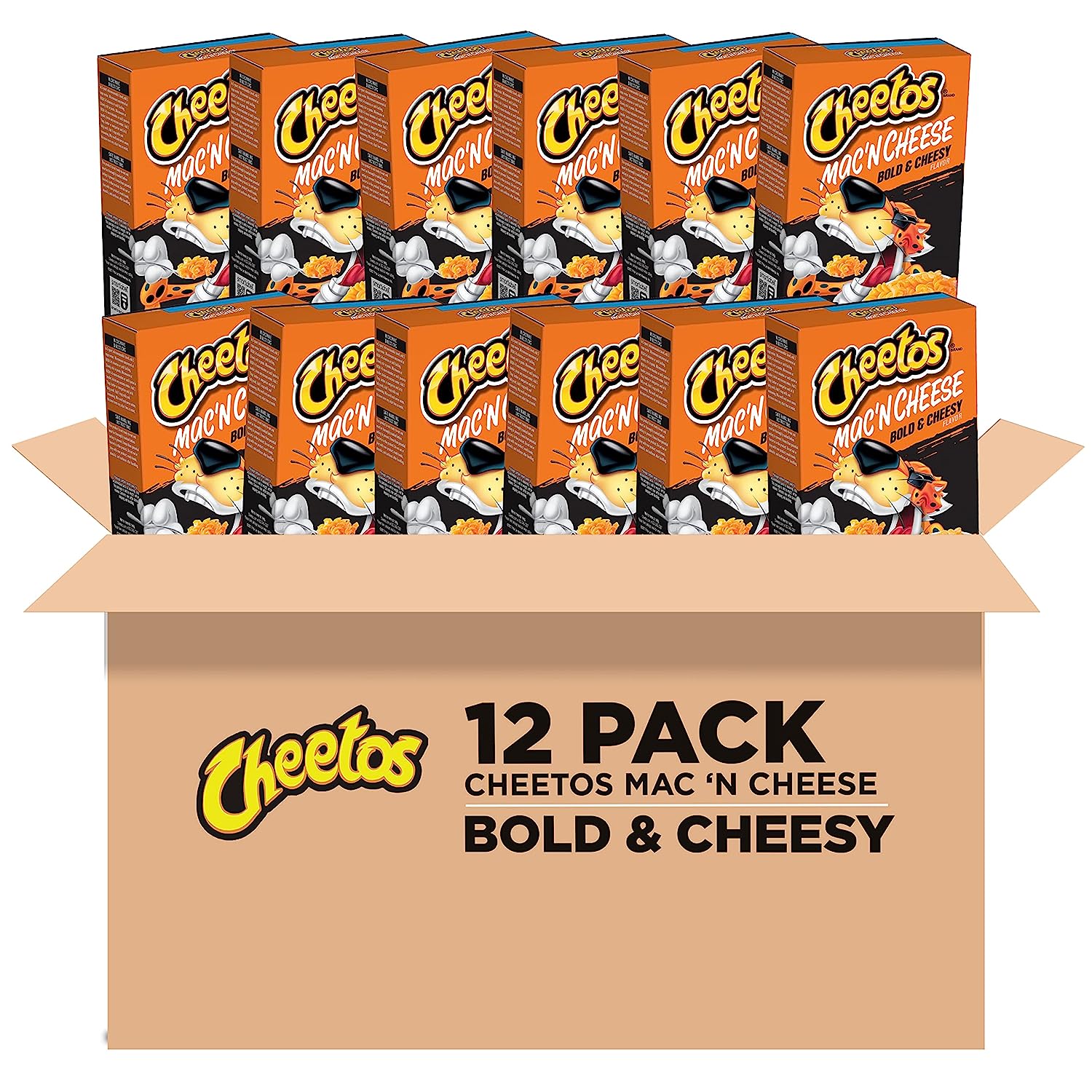 Cheetos Bold & Cheesy Mac 'n Cheese Box  (170g) (12 Pack)