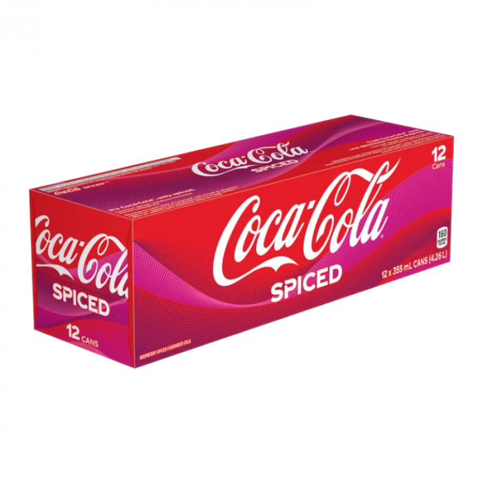 Coca Cola Raspberry Spiced (355ml) (Canada) (12 Pack)