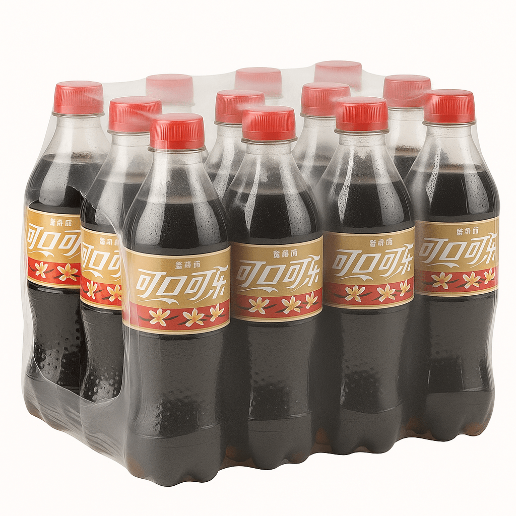 front view of Coca Cola Vanilla (China) Case of 12 (12 x 500ml) product packaging
