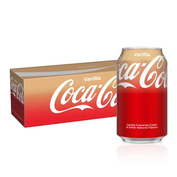 Vanilla Coca-Cola 355ml缶 12本入り✖️４ケース Coca Cola Vanilla Case of 12 (355ml x12)