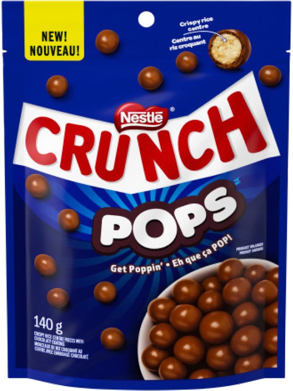 Crunch Milk Chocolate Pops (140g)