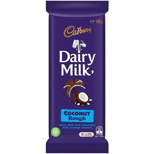 Cadbury Dairy Milk Coconut Rough (180g)