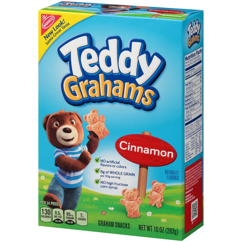 Teddy Grahams Cinnamon Cereal Snack (283g)