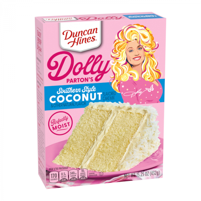 Duncan Hines Dolly Parton's Southern Style Coconut Cake Mix (432g)