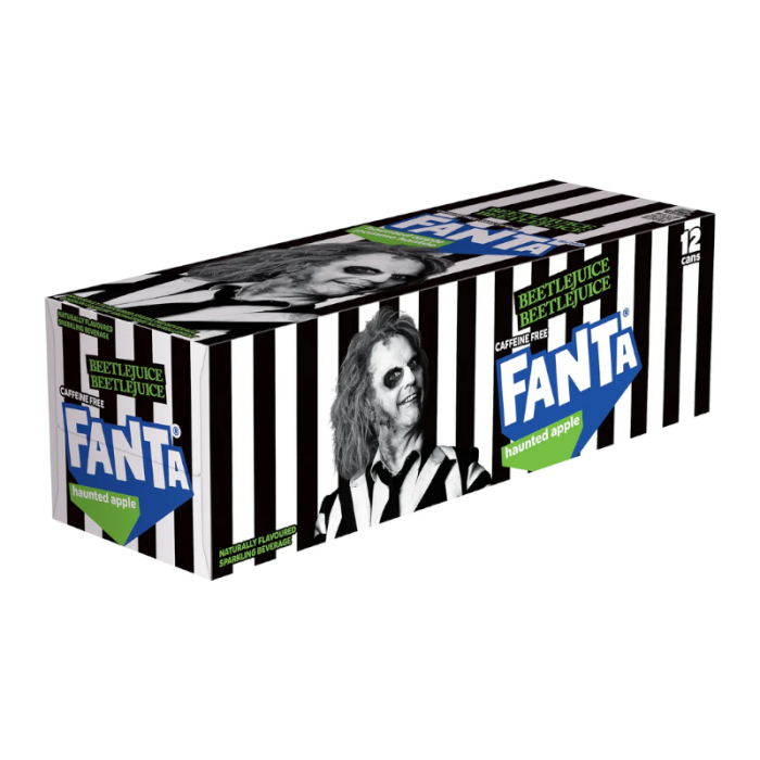 Fanta Haunted Apple x Beetlejuice Full Sugar Case of 12 (355ml x12)