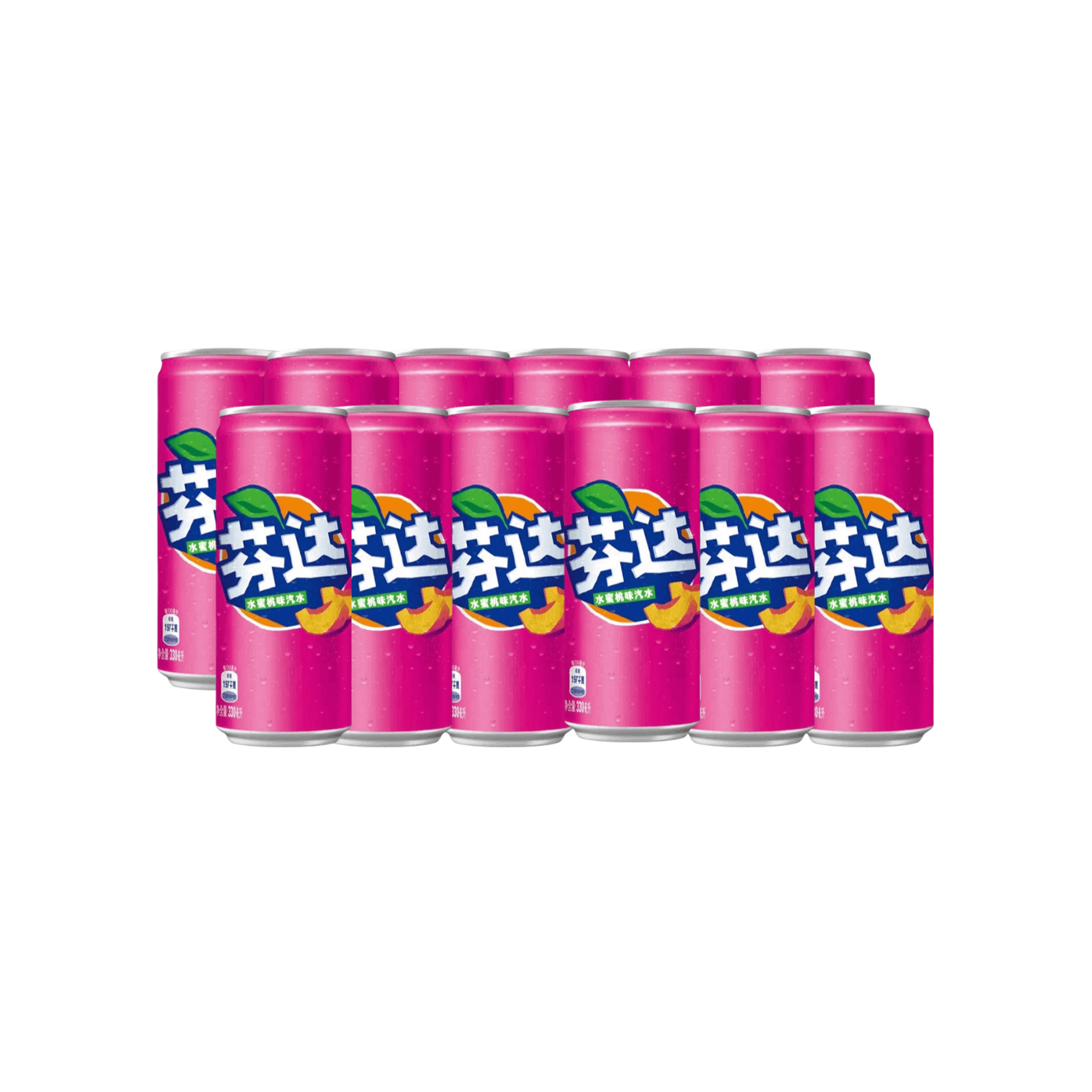 Fanta Peach (China) Case of 12 (330ml x12)