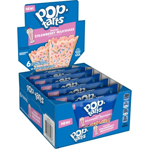 Pop Tarts Frosted Strawberry Milkshake 12 Pack (576g)