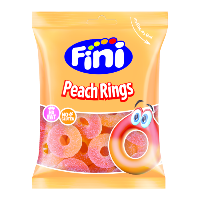 Fini Fizzy Peach Rings Halal (75g)