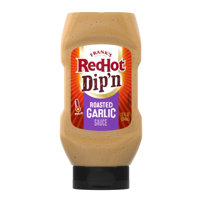 Frank's Red Hot Dip'n Roasted Garlic Sauce (340g)