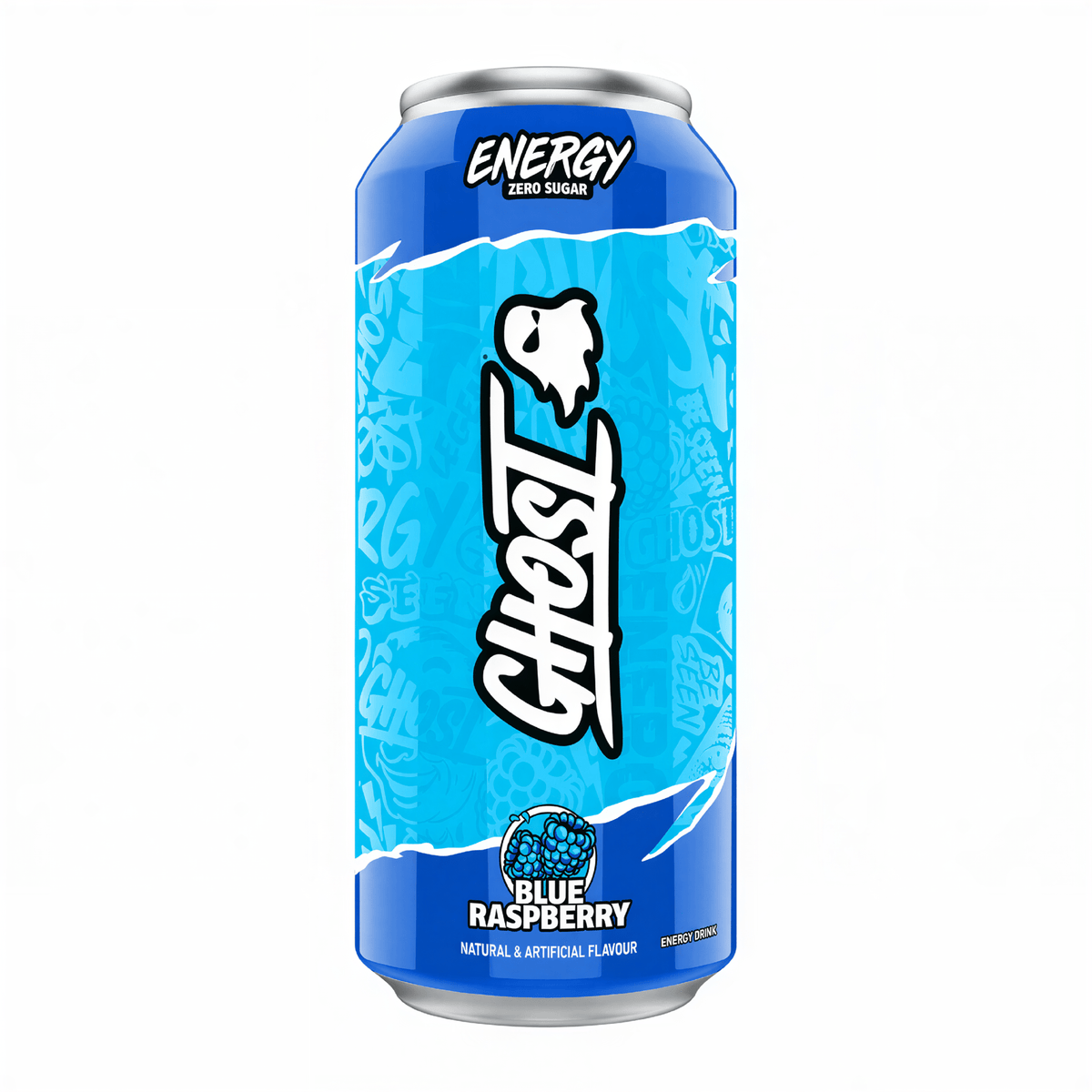 Ghost Blue Raspberry Zero Sugar Energy Drink (500ml)